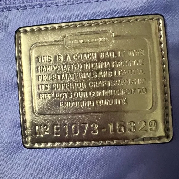 Coach Poppy Python Embossed Leather Bag - Picture 4 of 16